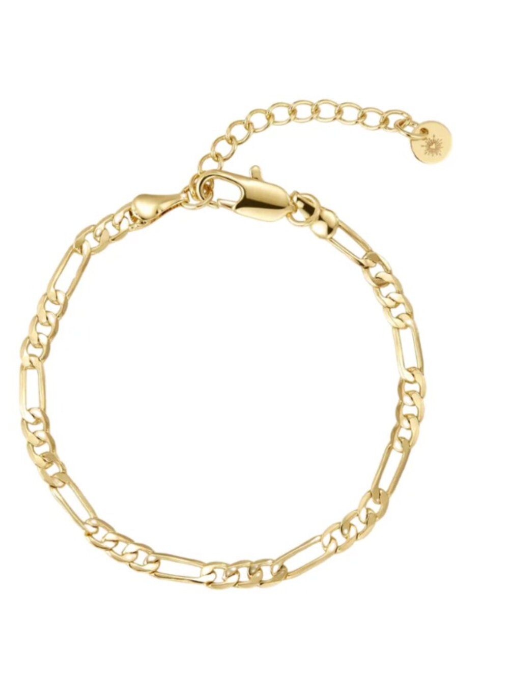 NWT Gold Figaro Bracelet